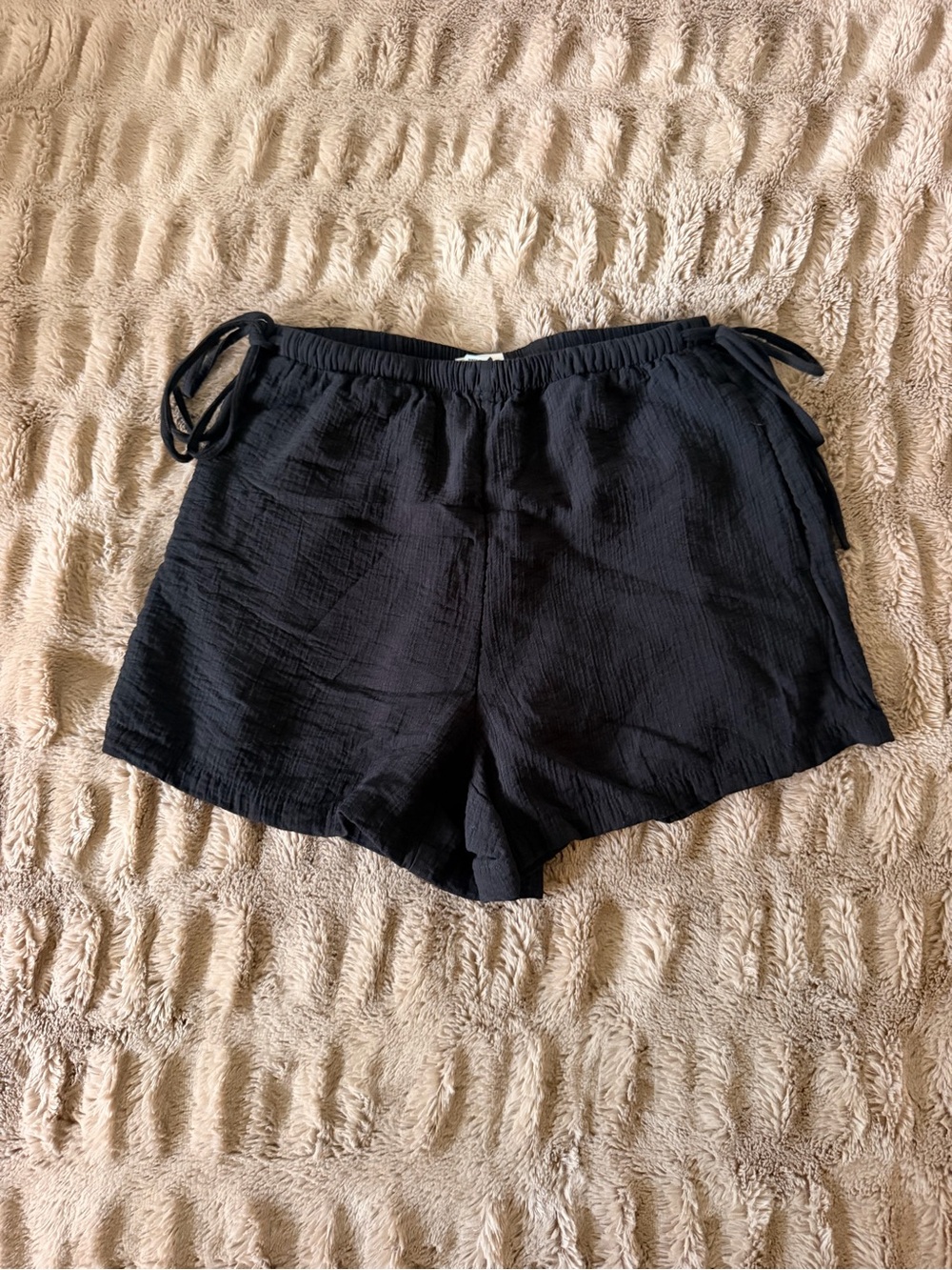 A New Day Tie Waist Pull On Linen Shorts